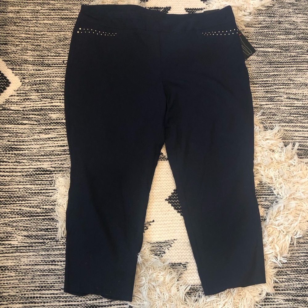 NAVY PLUS SIZE STRETCHY DRESS PANTS 👩🏻‍💻